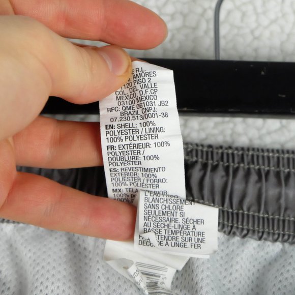 Quiksilver Swim Trunks Mens Small Gray Black Cargo Pocket Lined Beach Surf Swim - Picture 10 of 10